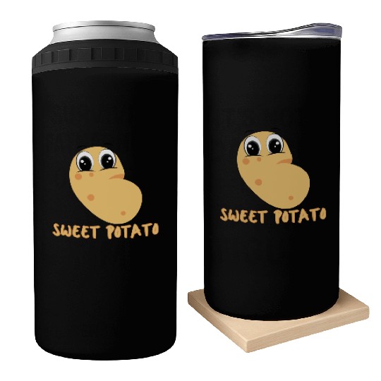 Sweet cute potato Can Coolers