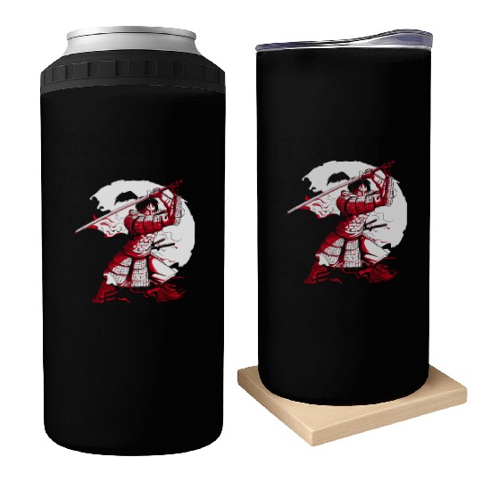 Kanji Japan Katana Sword Ninja Samurai Can Coolers