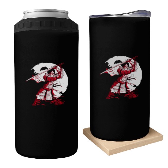 Kanji Japan Katana Sword Ninja Samurai Can Coolers