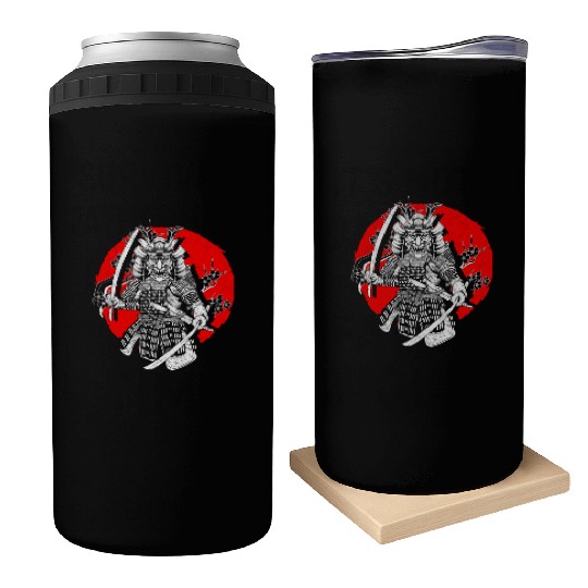 Kanji Katana Oni Demon Ninja Samurai Can Coolers