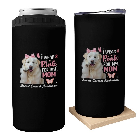 I wear Pink Great Pyrenees Can Coolers