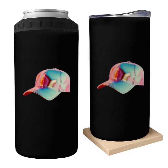 Vibrant HoloCap: The Future of Streetwear Can Coolers