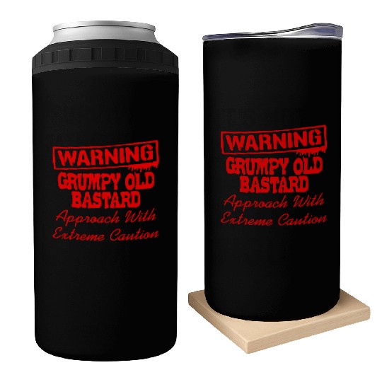 Grumpy Old Bastard Approach With Caution LIKE US Can Coolers