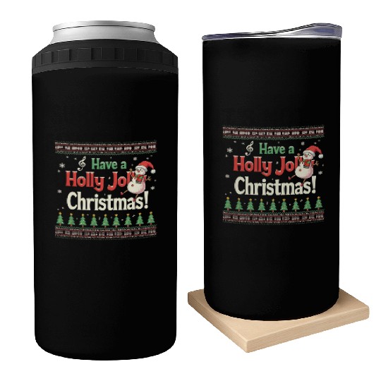 Have a holly joy christmas Can Coolers
