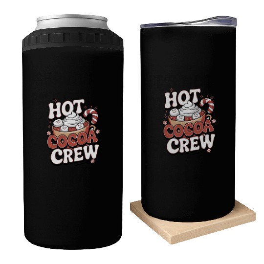 Hot Cocoa Crew Can Coolers