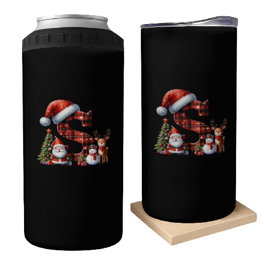Merry Christmas, Christmas Retro Can Coolers