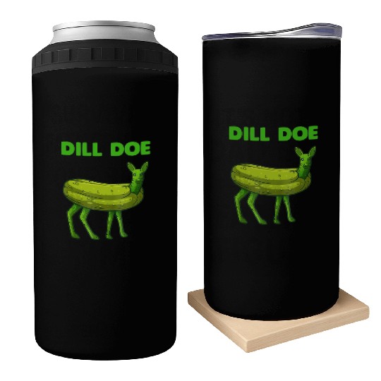 Dill Pickle Funny Graphic Can Coolers