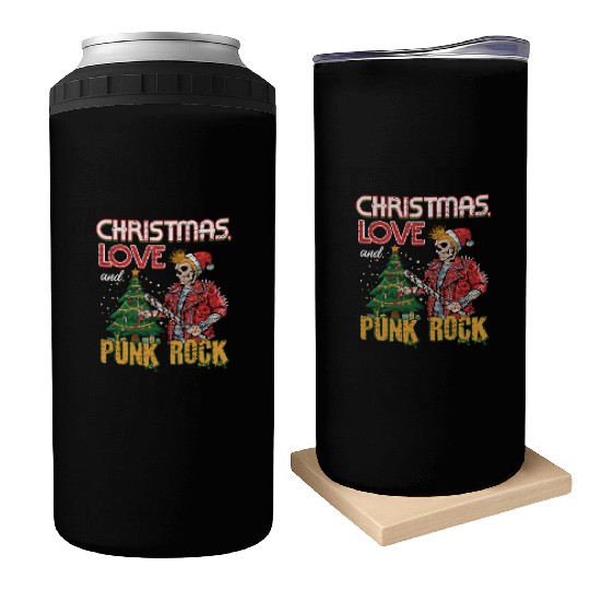 Rocky Christmas: Santa Claus Concert In Punk Rock Can Coolers