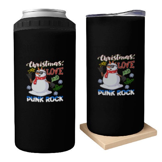 Rocky Christmas: Santa Claus Concert In Punk Rock Can Coolers