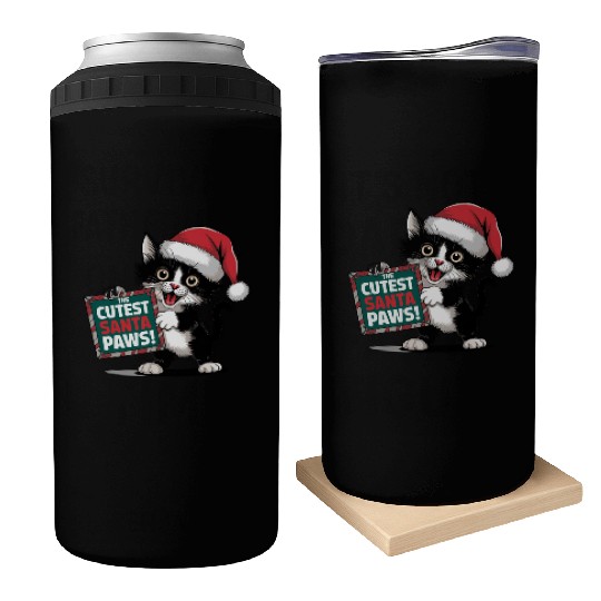 Cutest Santa Paws Can Coolers