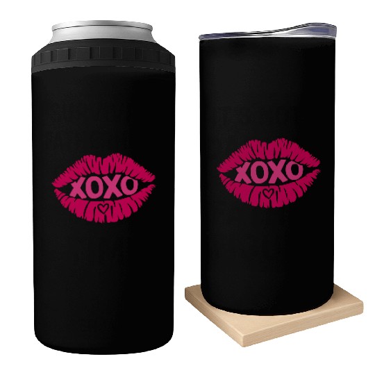 XOXO Valentine Sublimation Can Coolers