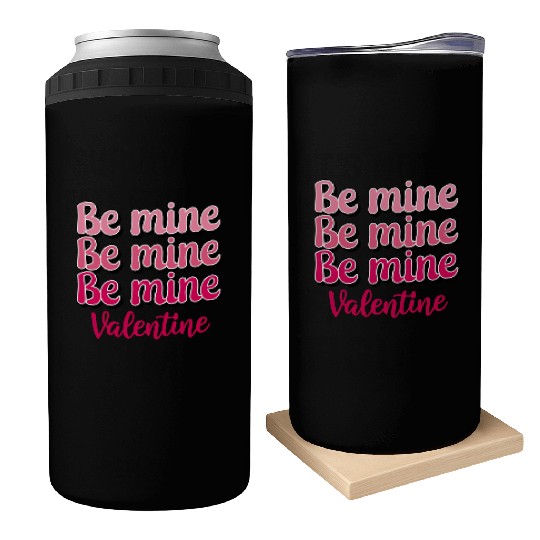 Be Mine Valentine Sublimation Can Coolers
