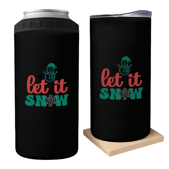 let it snow Can Coolers