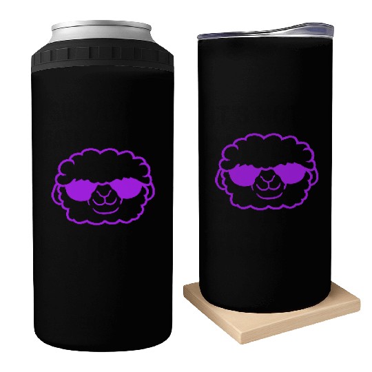 Sheep Sunglasses Cool Party Lamb Cute Head Face Can Coolers