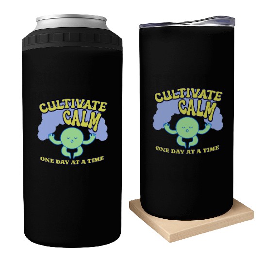 Cultivating Calm One Day At A Time Peaceful Can Coolers