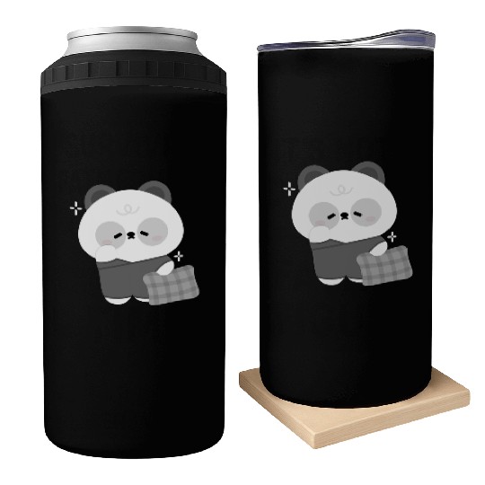 Sleepy Panda Can Coolers