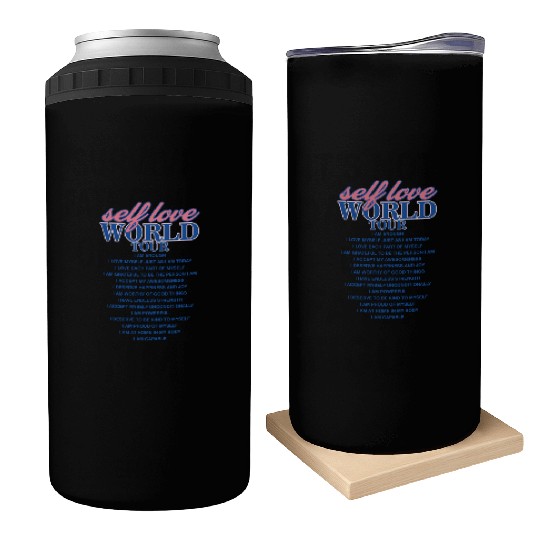 Selflove World Tour Can Coolers