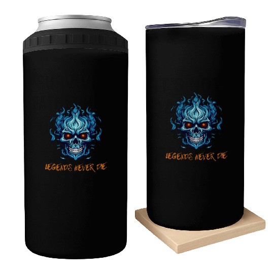 Legends never die Can Coolers