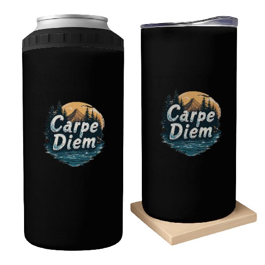 Carpe Diem Adventure Awaits Can Coolers