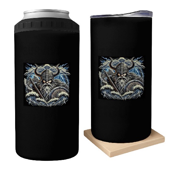 Viking warrior Can Coolers