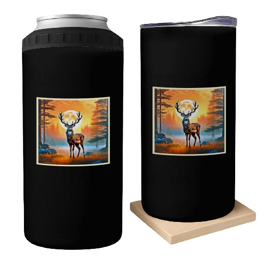 Golden Deer Twilight Peak Can Coolers