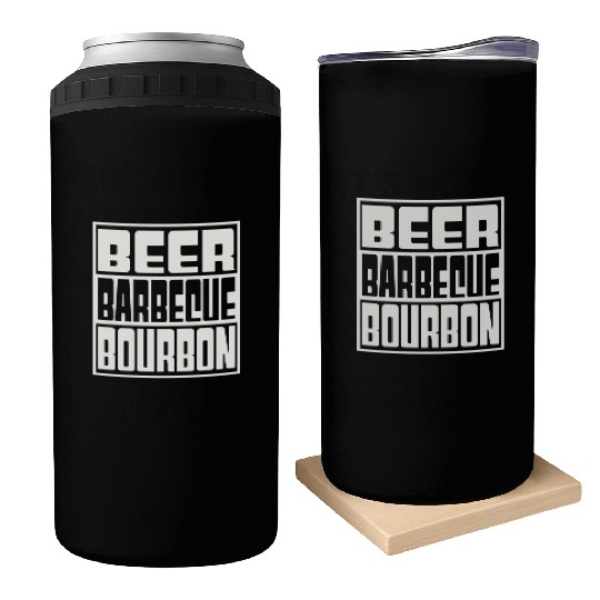 Beer Barbeque Bourbon Can Coolers