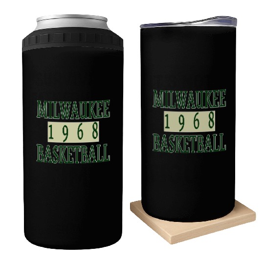 Milwaukee Basketball 1968 Classic Can Coolers