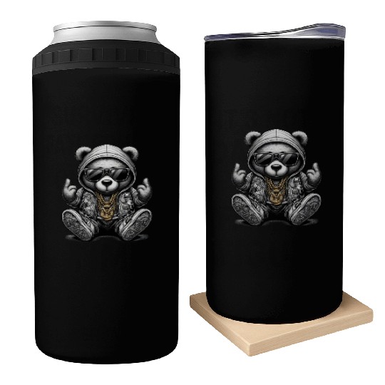 Hip Hop Teddy Bear Can Coolers