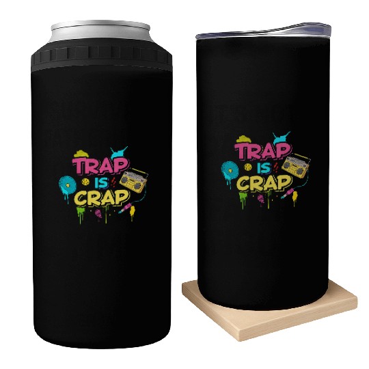 Graffiti Can Coolers Design Bold Vintage Hip-Hop Style