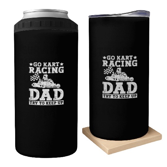 Go Kart Racing Dad Can Coolers