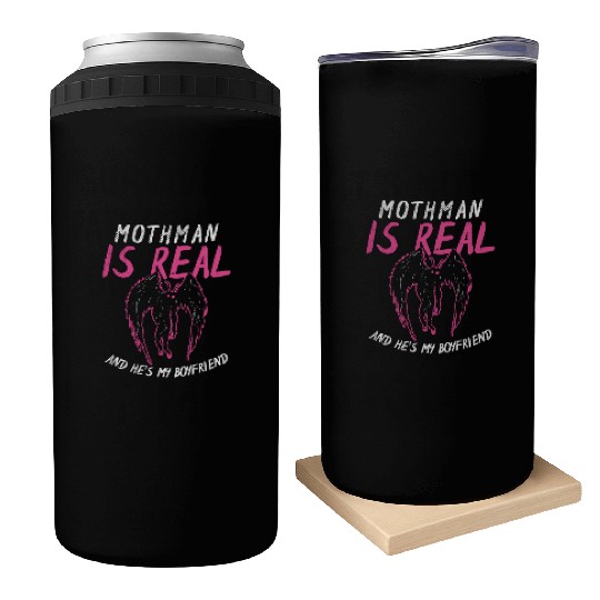 Mothman Is My Boyfriend For Cryptid Lover Can Coolers