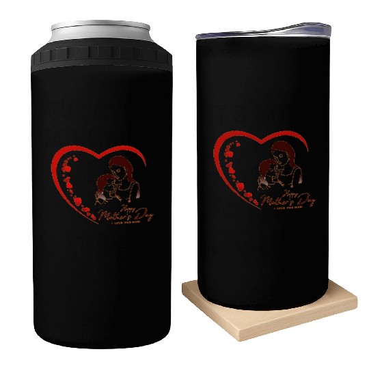 Mother & Daughter Love Heart Mother’s Day Can Coolers