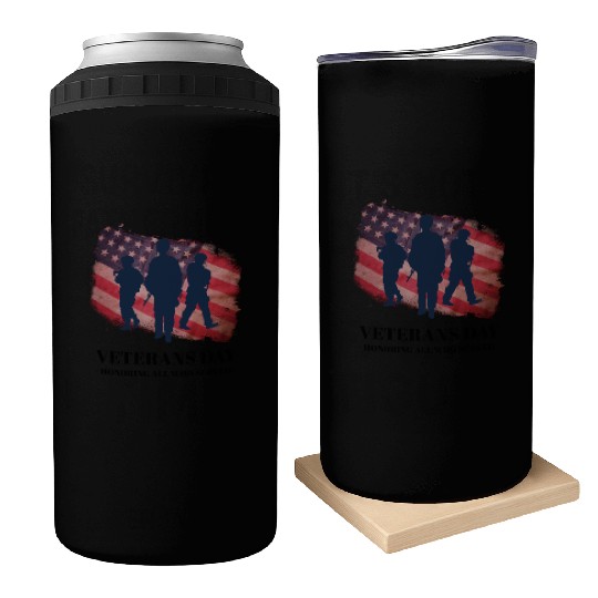 Memorial Day Patriotic Can Coolers