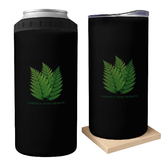 Embrace Your Growth | Fern Design Can Coolers