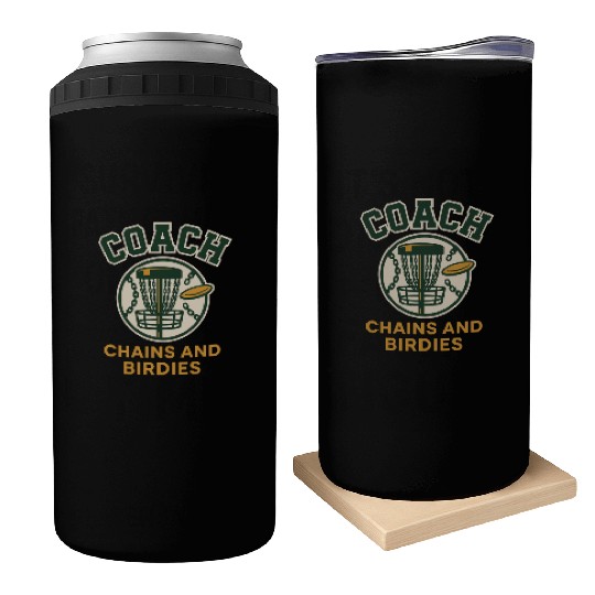 Disc Golf Coach Can Coolers Disc Golf Instructor Frisbee