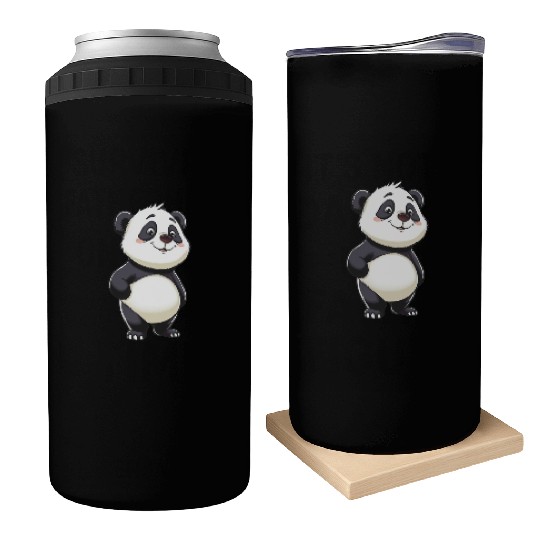 Funny Panda 1 Can Coolers