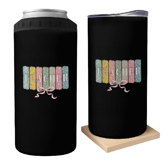 Coquette Teacher Teacher Wildflower Can Coolers