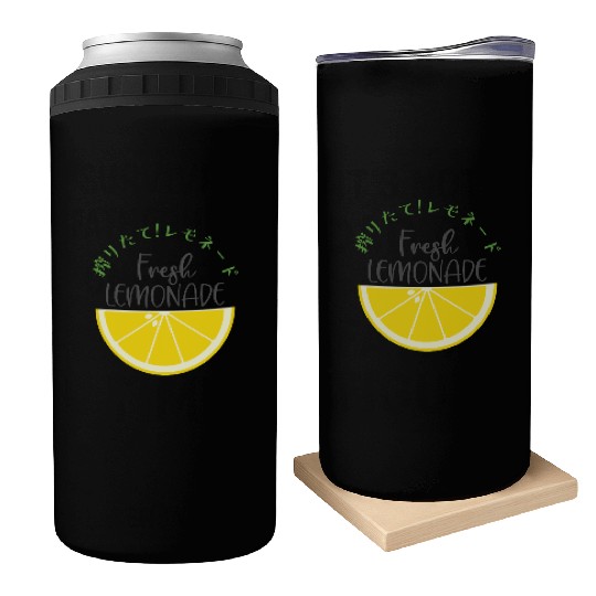 Fresh Lemonade Lemon Slice Can Coolers