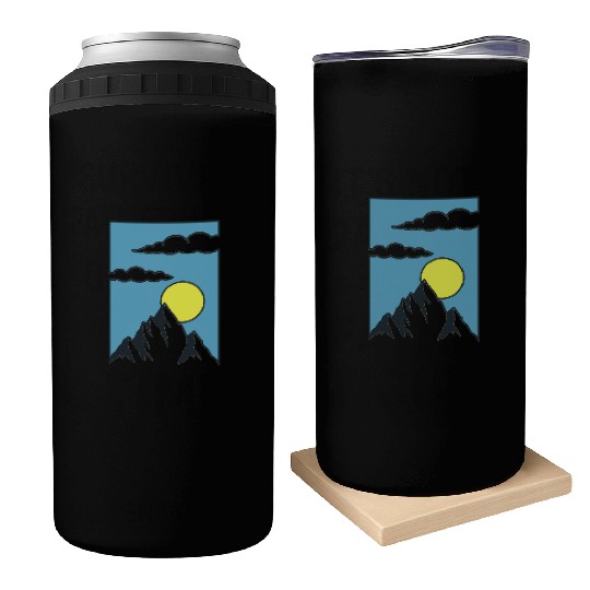 Sunrise Mountain Peak Can Coolers