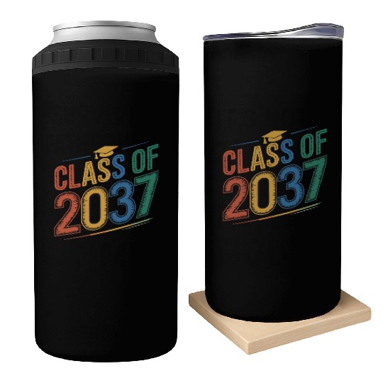 Class of 2037 Grow With Me, Funny back to school Can Coolers
