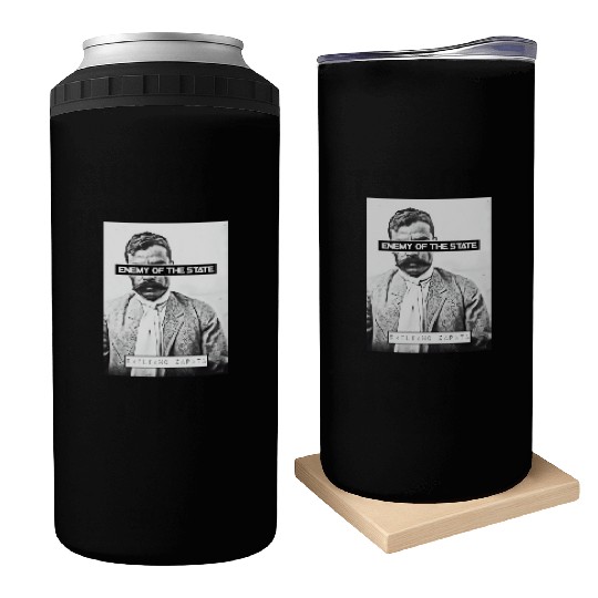 Emiliano Zapata (EOTS) (B&W) Can Coolers