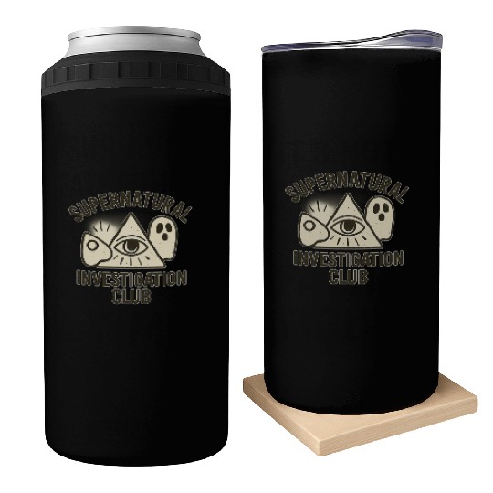Supernatural Investigation Club Emblem Can Coolers