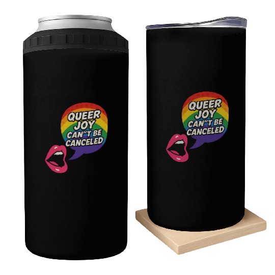 Queer Pride Queer Joy LGBTQ+ Affirmation Trans Can Coolers