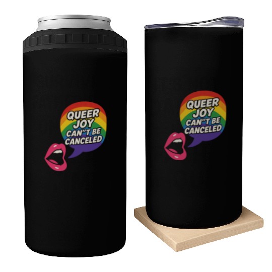 Queer Pride Queer Joy LGBTQ+ Affirmation Trans Can Coolers