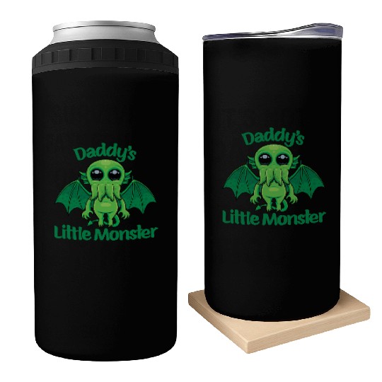 Daddy’s Little Monster Cute Baby Cthulhu Can Coolers