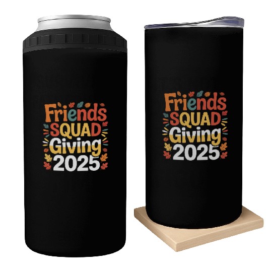 Friends Squad Giving 2025 Autumn Design Can Coolers