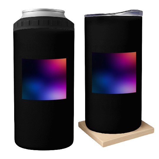 Vibrant Gradient Spectrum Design Can Coolers