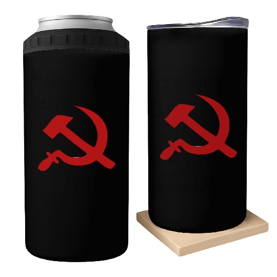 hammer and sickle Can Coolers