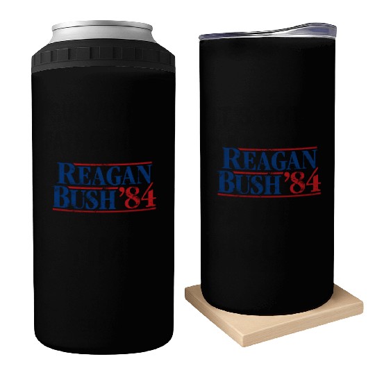 Distressed Reagan - Bush ’84 Can Coolers