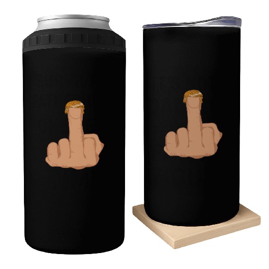 Funny Trump Middle Finger Can Coolers